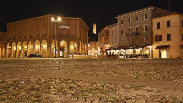 Village of Italy, Rimini, Santarcangelo di Romagna - Time lapse.