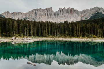 Lago di Carezza/ Karersee Südtirol Italien 