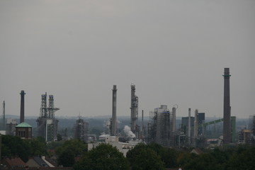 Industriegebiet - Luftverschmutzung