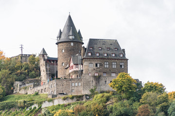 Fototapeta na wymiar Sight & Castles along the Rhine River, Germany