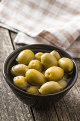 The green olives.