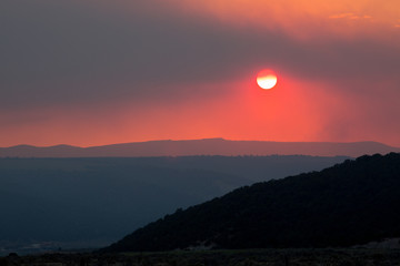 Smokey Sunset