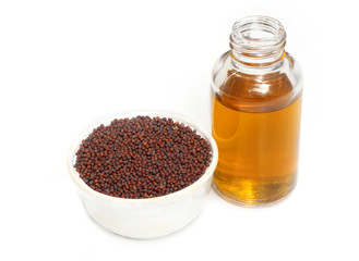 Mustard oil with grain