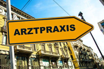 Schild 285 - Arztpraxis