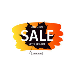 Autumn sale banner