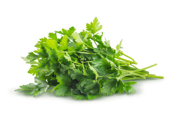 Parsley isolated on white background