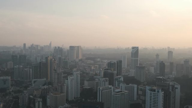 Kuala Lumpur Cityscape Haze