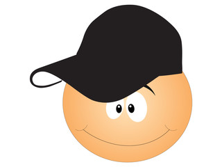 Cara de adolescente feliz