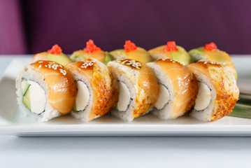 set of sushi