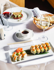 set of sushi