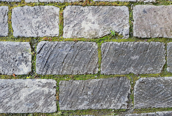 mossy floor made of armenian tuff