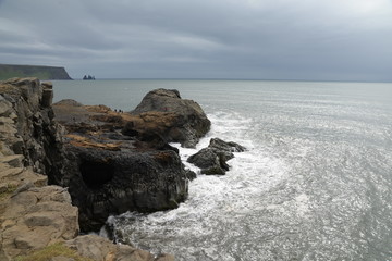 Küste an der Dyrholaey, Island