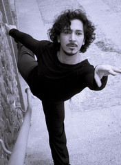 Male dancer doing a classic ballet pirouette © gemaibarra