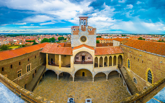 Palace of the Kings of Majorca in Perpignan, France