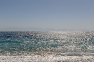 View of the Red sea in Dahab,Egypt