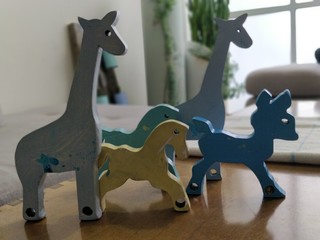 Wooden craft toys