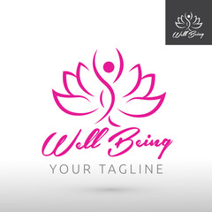 Well Being Silhouette Color Icon