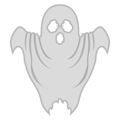 Isolated halloween ghost icon