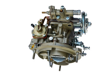 Fototapeta premium carburetor for automobile. isolated on white with clipping path