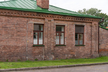 old brick one-storey house
