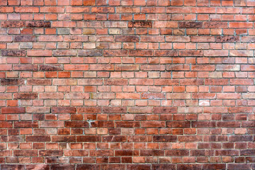 Obraz premium old, dirty wall of red brick