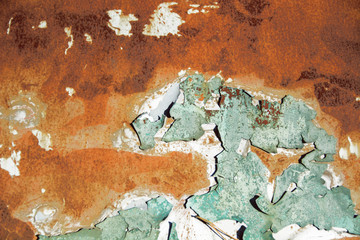 Very old rusty car color