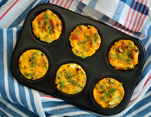 Denver Omelet muffins