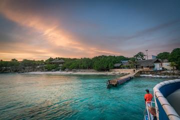   Sunset on a west coast sail  Curacao Views in the caribbean