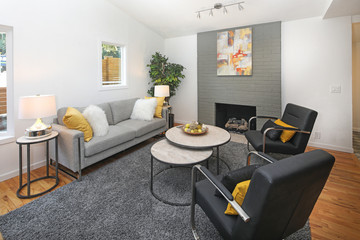 Modern Open-Concept Living area