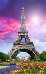   Tour Eiffel on sunset © Lsantilli