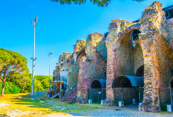 Roman amphitheater in Frejus, France