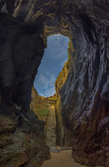 A beautiful cave with several entrances that connects several beaches in Porto Covo