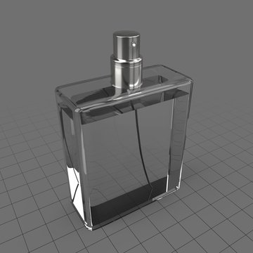 Perfume bottle without lid