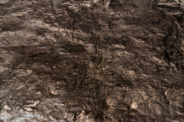 structure of coal stones, the texture of hard coal close-up