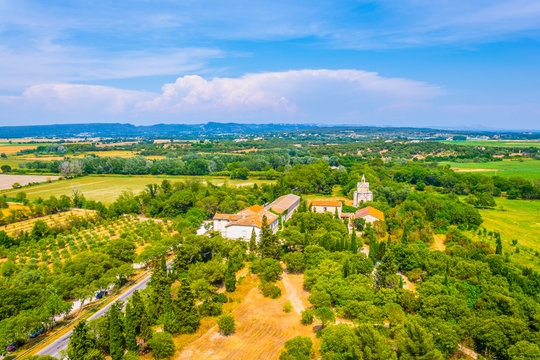Countryside near Arles in France