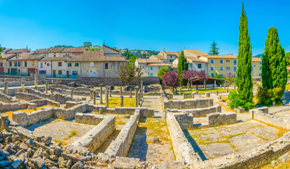 Gallo-roman ruins in Vaison-la-Romaine in France