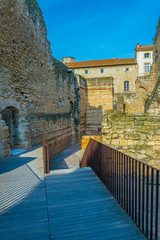 Thermes de Constantine - a roman bath in Arles, France