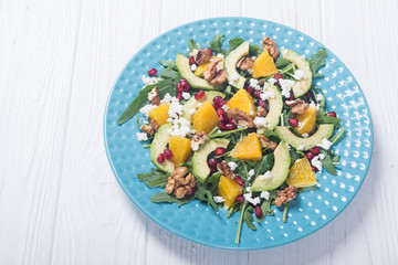 Fruit avocado salad