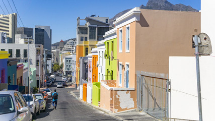 Colorful houses, bo-kaap, Cape Town, South Africa