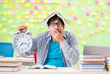 Student with many conflicting priorities