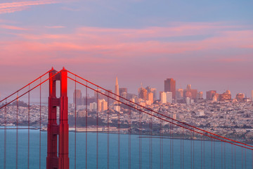 Fototapeta na wymiar Golden Gate Bridge in San Francisco, California USA