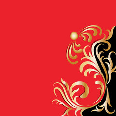 Vector invitation design - vintage style. Can be used as a postcard, invitation, message