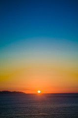 atardecer de colores