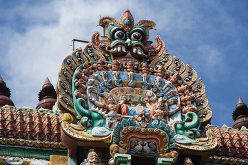 Colorful Stone Sculpture, Tiruchirapalli
