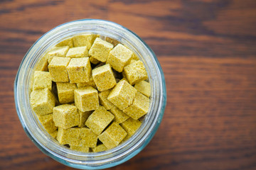 Seasoning Cubes in Jar to add flavor to Nigerian Sauces and Stews 