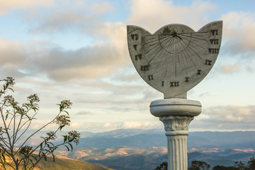 solitary sun clock