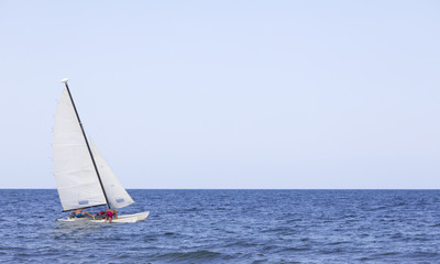 Naklejka premium Catamarano
