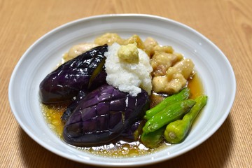ナスの揚げ浸し