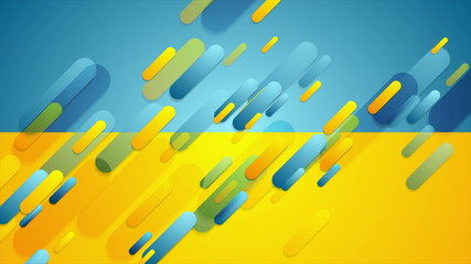 Blue and yellow contrast tech corporate background