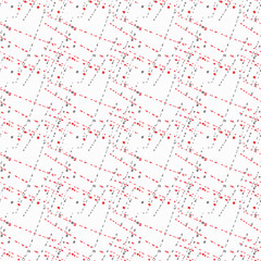Seamless abstract pattern, Red, gray splashes on white background.